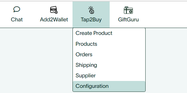tap2buy_configuration_menu.png